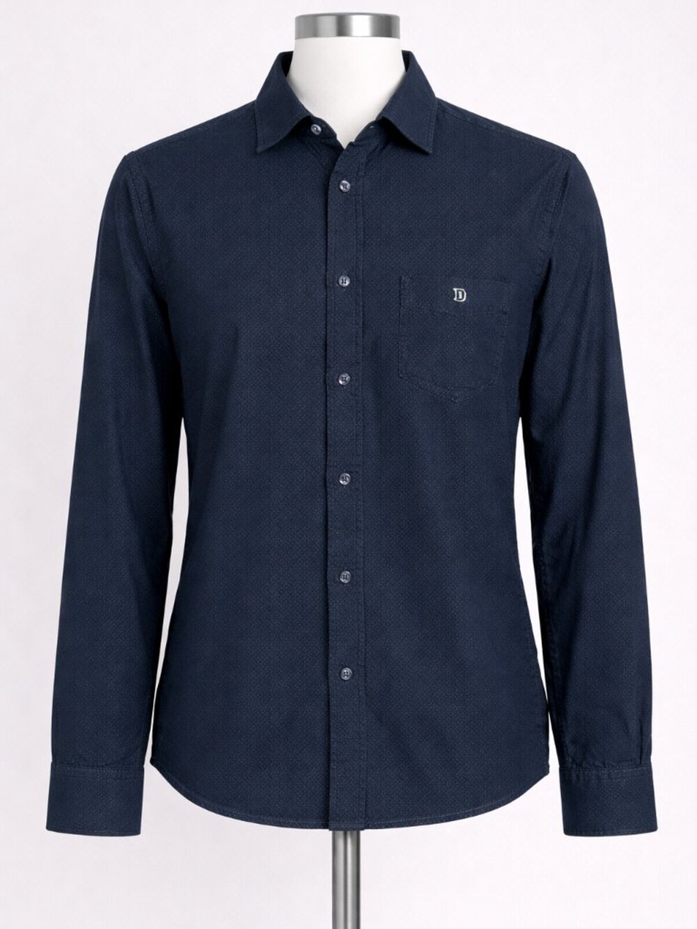 Diesel Navy Blue Button Down Shirt